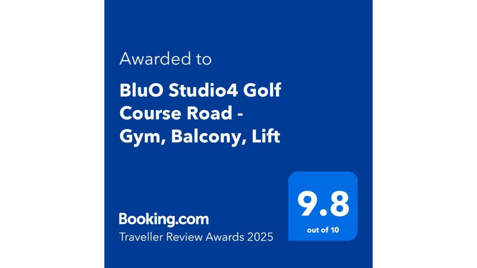 Bluo Studio4 Golf Course Road - Gym, Balcony, Lift Гургаон Екстериор снимка